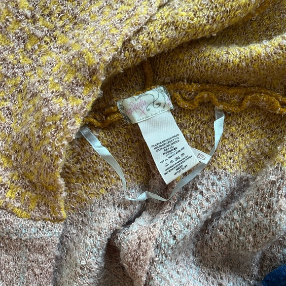 Free People hooded striped poncho - Picture 3 of 3